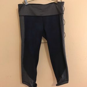 Gray and Navy Lululemon Leggings